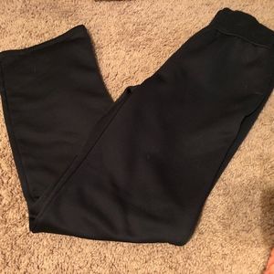under armour sweat pants black